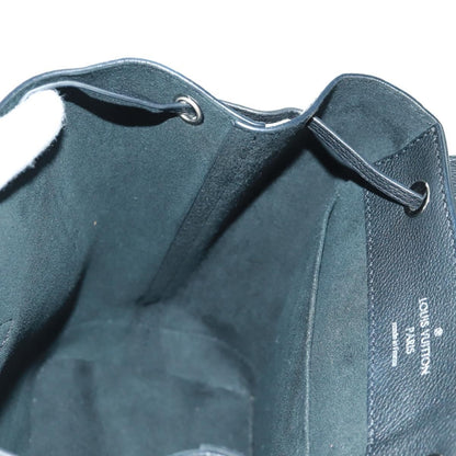 Louis Vuitton Lockme Backpack Leather, BLACK, LEATHER, Backpack