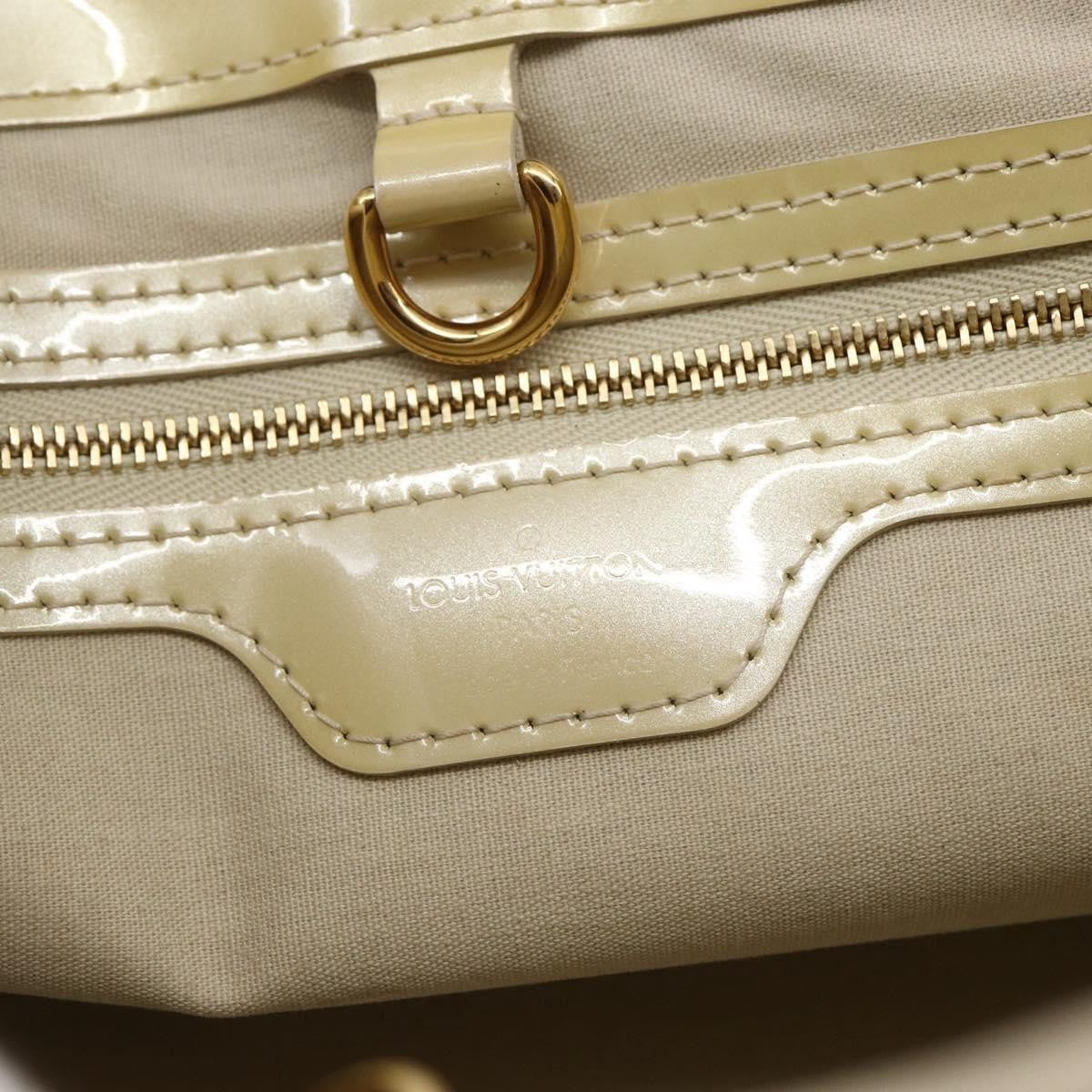 Louis Vuitton Wilshire Handbag Monogram Vernis, BEIGE, PATENT_LEATHER, Handbag