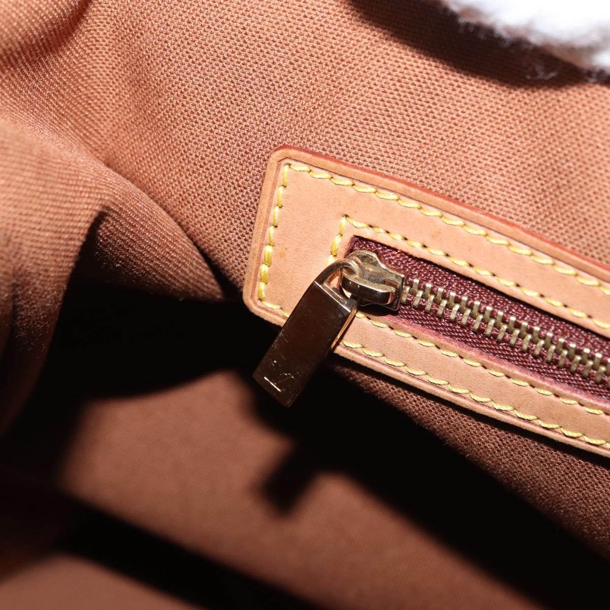 Louis Vuitton Cabas Mezzo Monogram Canvas, BROWN, CANVAS, Tote bag