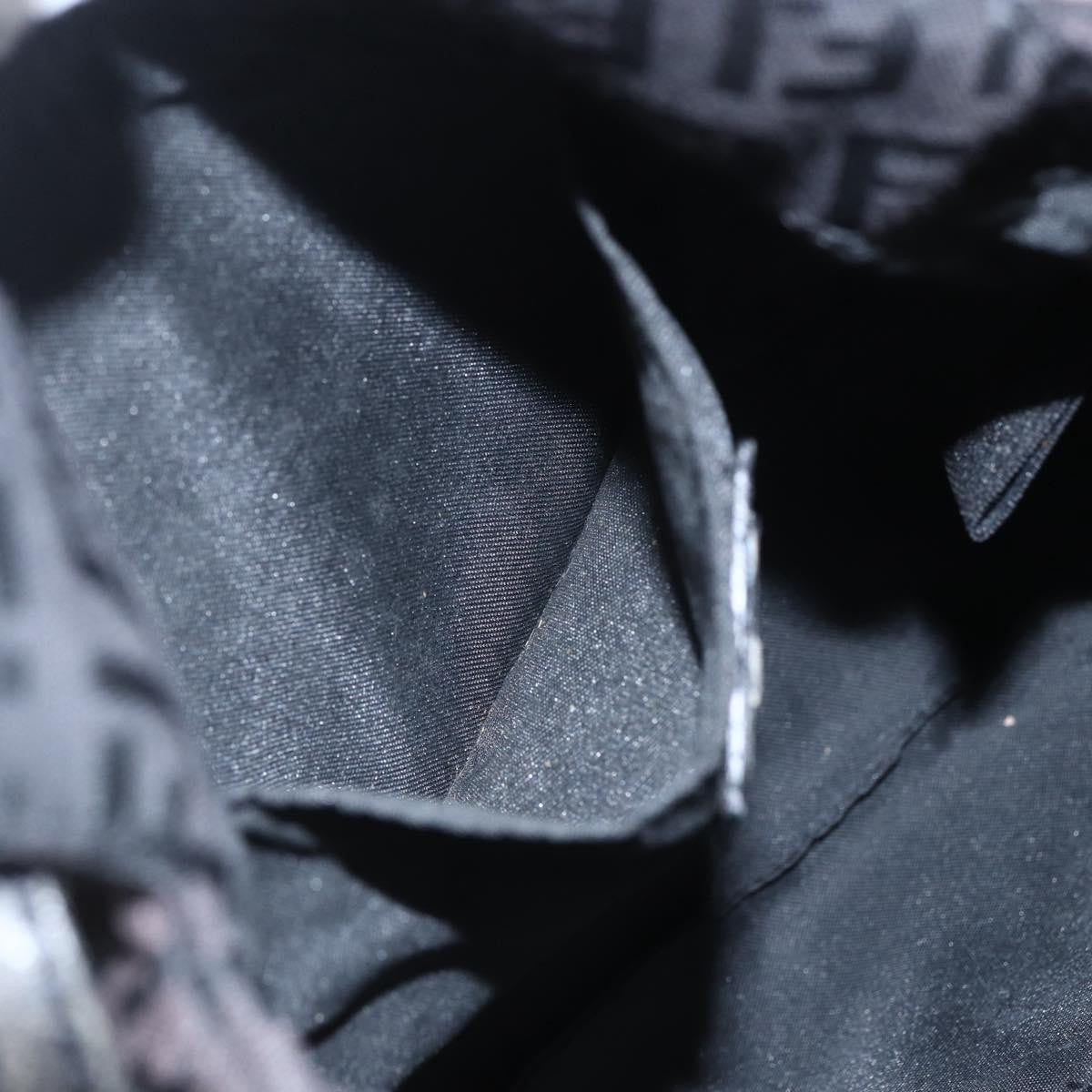 Fendi Vintage Flap Crossbody Bag Zucchino Canvas, BROWN, CANVAS, Shoulder bag