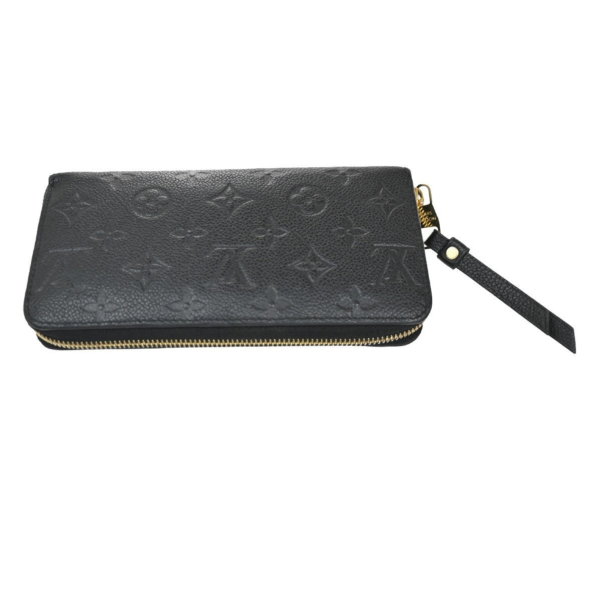 Louis Vuitton Zippy Wallet NM Leather Empreinte, BLACK, LEATHER, Wallets