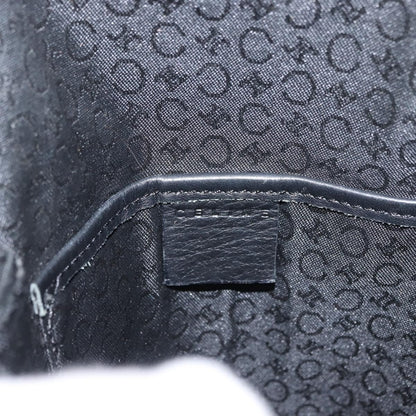 Celine Vintage Macadam Backpack Canvas and Leather, SILVER, PVC, Backpack