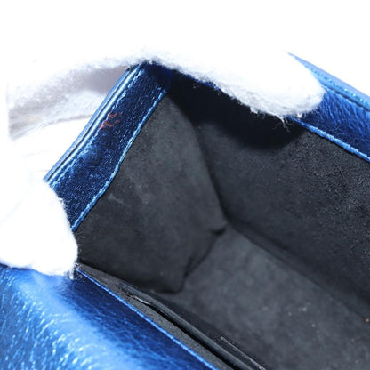 Saint Laurent Classic Monogram Tassel Crossbody Bag Leather, BLUE, LEATHER, Shoulder bag