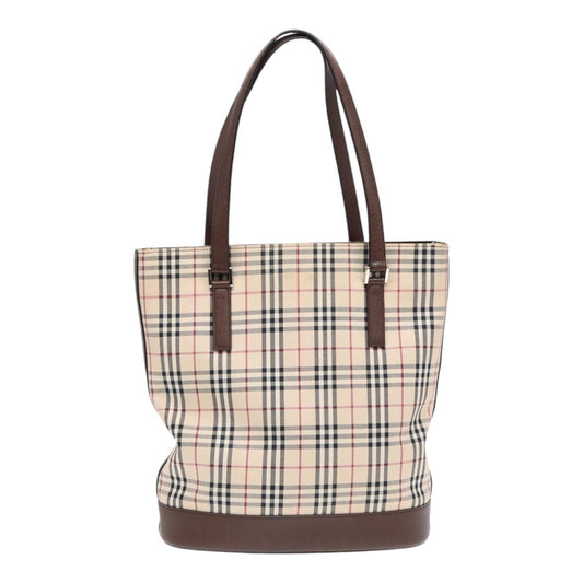 Burberry Nova Check Tote canvas check pattern, BEIGE, CANVAS, Tote bag