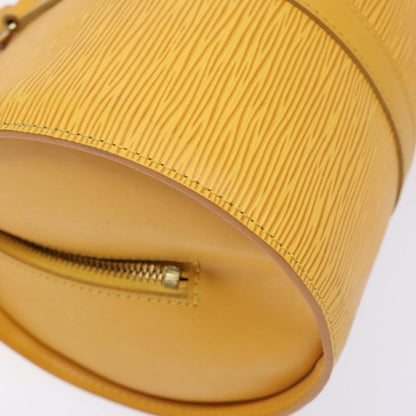 Louis Vuitton Soufflot Handbag Epi Leather, YELLOW, LEATHER, Handbag