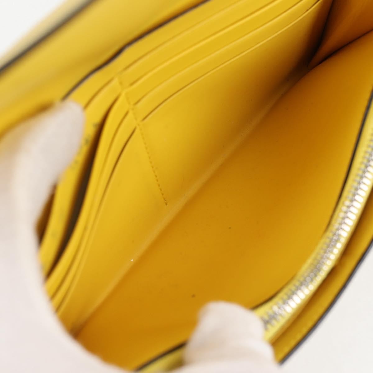 Loewe Puzzle Zip Wallet Leather, YELLOW, LEATHER, Wallets