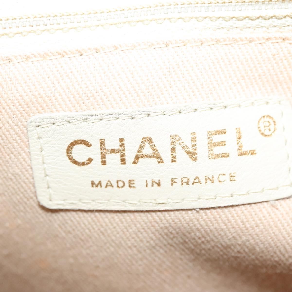 Chanel Camellia Tote Leather, BEIGE, LEATHER, Tote bag