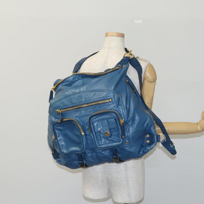 Gucci Darwin Convertible Backpack Leather, BLUE, LEATHER, Backpack