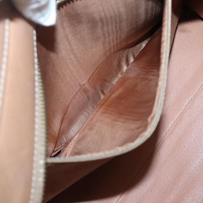 Celine Vintage Macadam Handbag Canvas and Leather, BROWN, CANVAS, Handbag