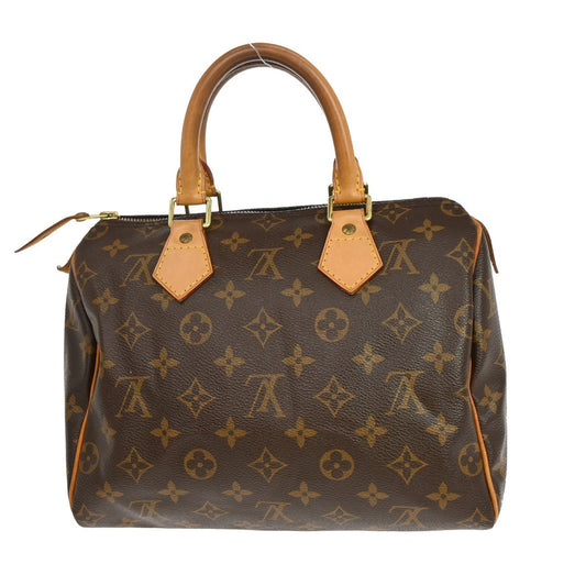 Louis Vuitton Speedy Handbag Monogram Canvas, Brown, Canvas, Handbag