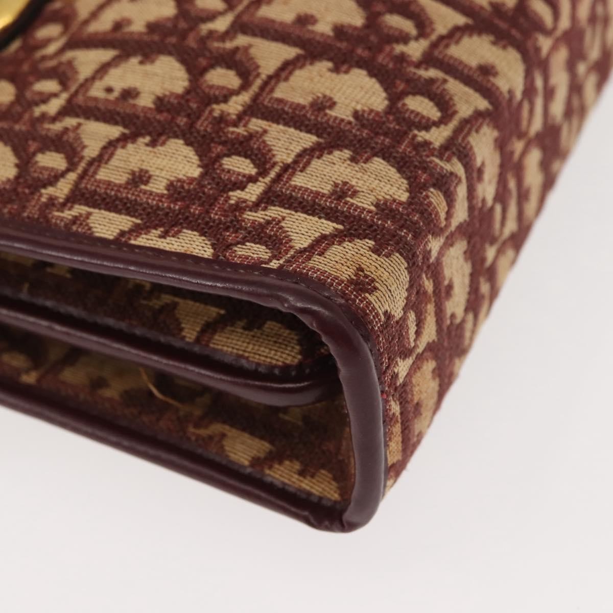 Christian Dior Vintage Trotter Handbag Canvas, RED, CANVAS, Handbag