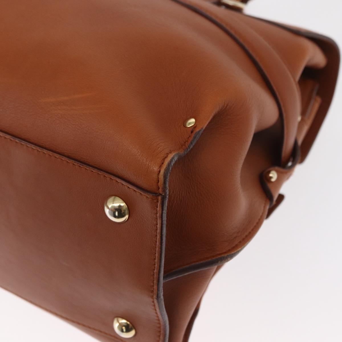 Salvatore Ferragamo Virna Satchel Leather, BROWN, LEATHER, Shoulder bag