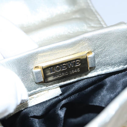 Loewe Vintage Crossbody Leather, SILVER, LEATHER, Shoulder bag
