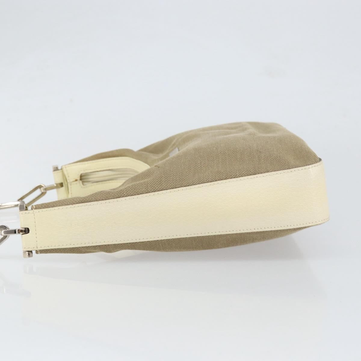 Gucci Vintage Shoulder Bag Canvas, BEIGE, CANVAS, Shoulder bag