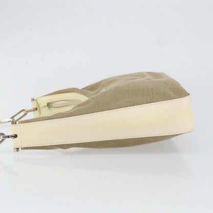 Gucci Vintage Shoulder Bag Canvas, BEIGE, CANVAS, Shoulder bag