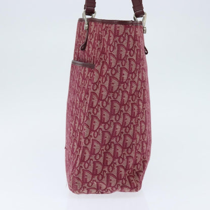 Christian Dior Trotteur Tote Bag Canvas, RED, CANVAS, Tote bag