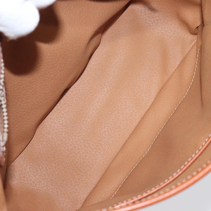 Celine Macadam Handbag Macadam with leather, BROWN, CANVAS, Handbag