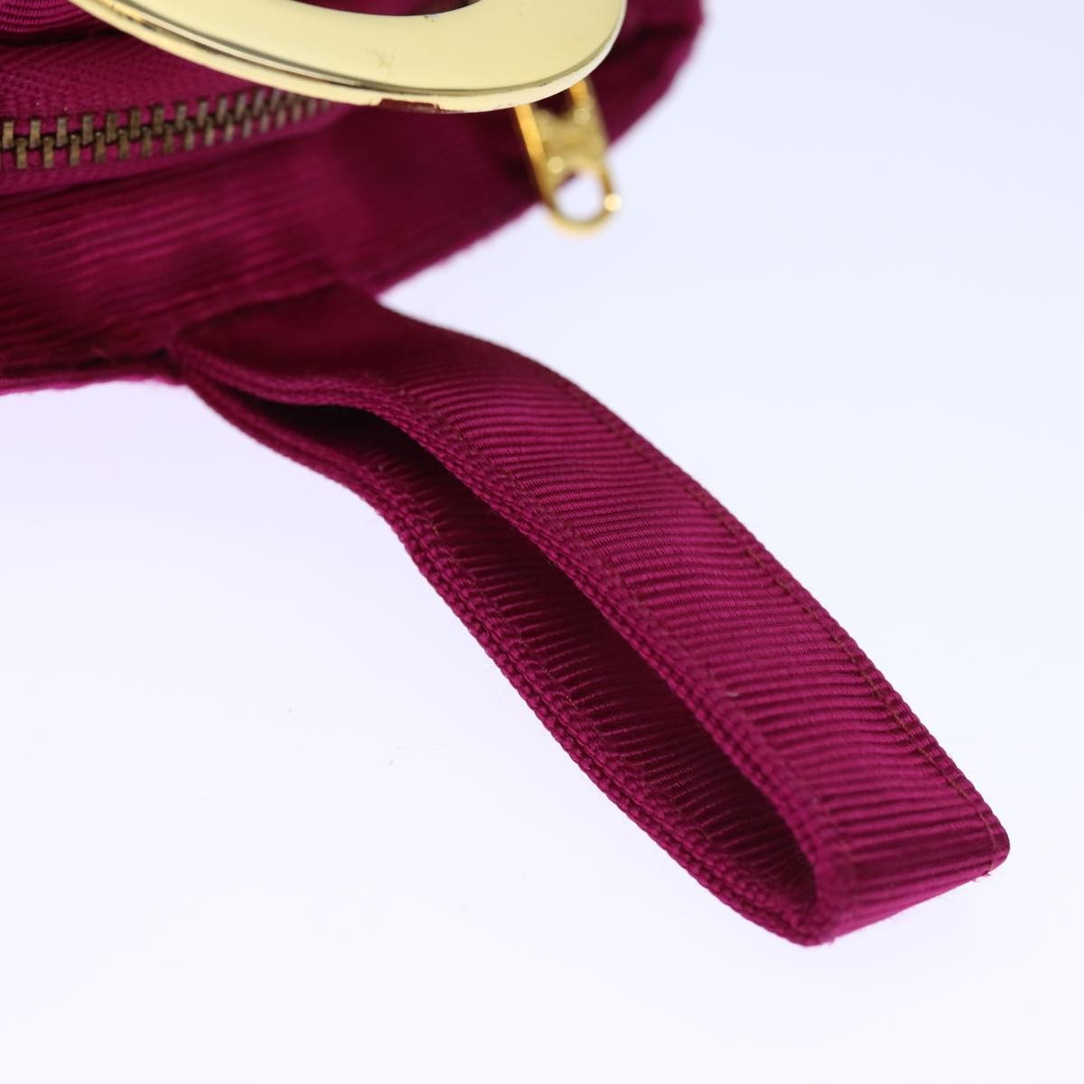 Celine Circle Logo Pouch Nylon, PINK, NYLON, Clutche & pouche