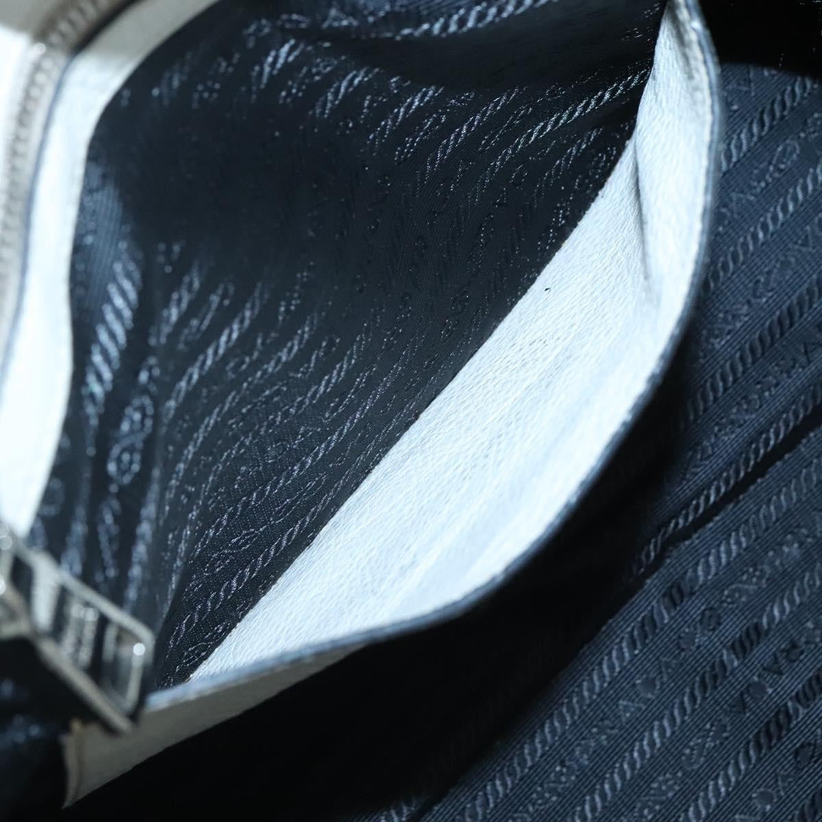 Prada Front Pocket Wing Convertible Tote Vitello Daino, WHITE, LEATHER, Tote bag