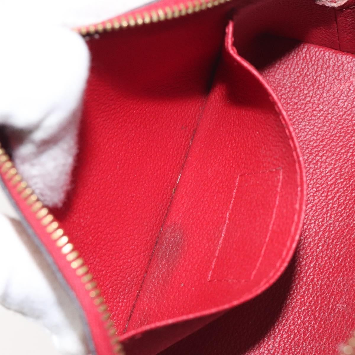 Louis Vuitton Cosmetic Pouch Monogram Vernis, RED, PATENT_LEATHER, Toiletry Case