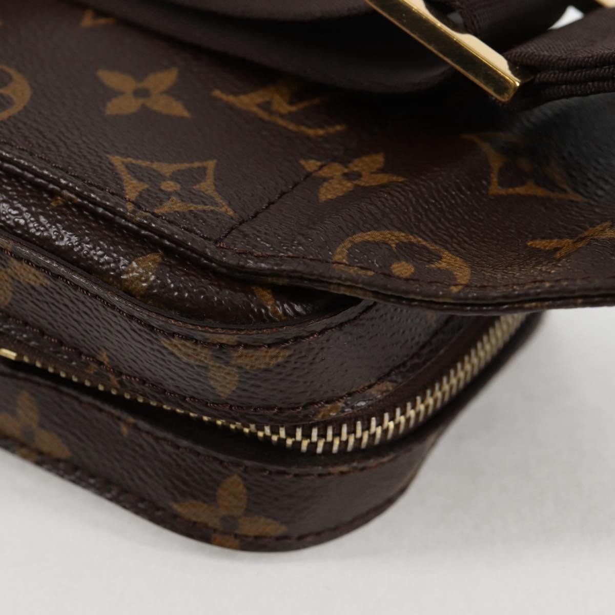Louis Vuitton Geronimos Waist Bag Monogram Canvas, BROWN, CANVAS, Shoulder bag