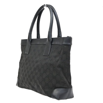 Gucci Vintage tote Canvas, BLACK, CANVAS, Tote bag