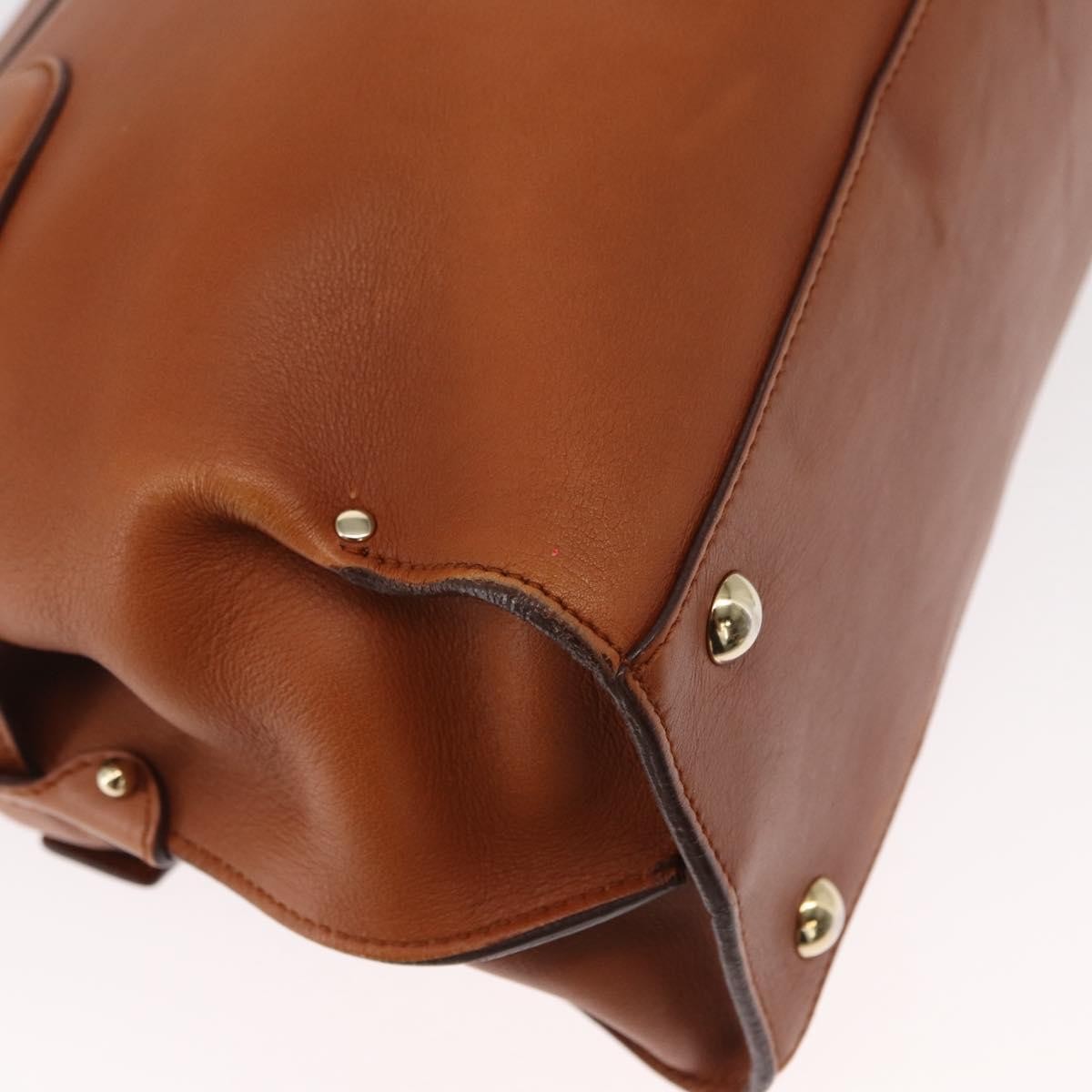 Salvatore Ferragamo Virna Satchel Leather, BROWN, LEATHER, Shoulder bag