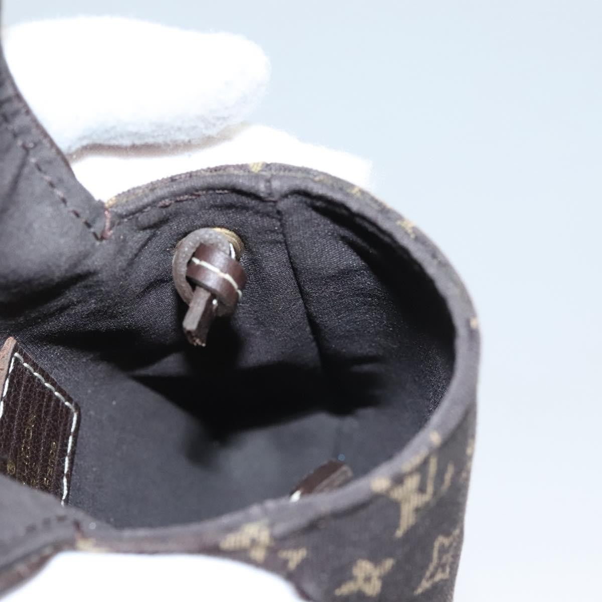 Louis Vuitton Cancun Pochette Monogram Mini Canvas, BROWN, CANVAS, Clutche & pouche