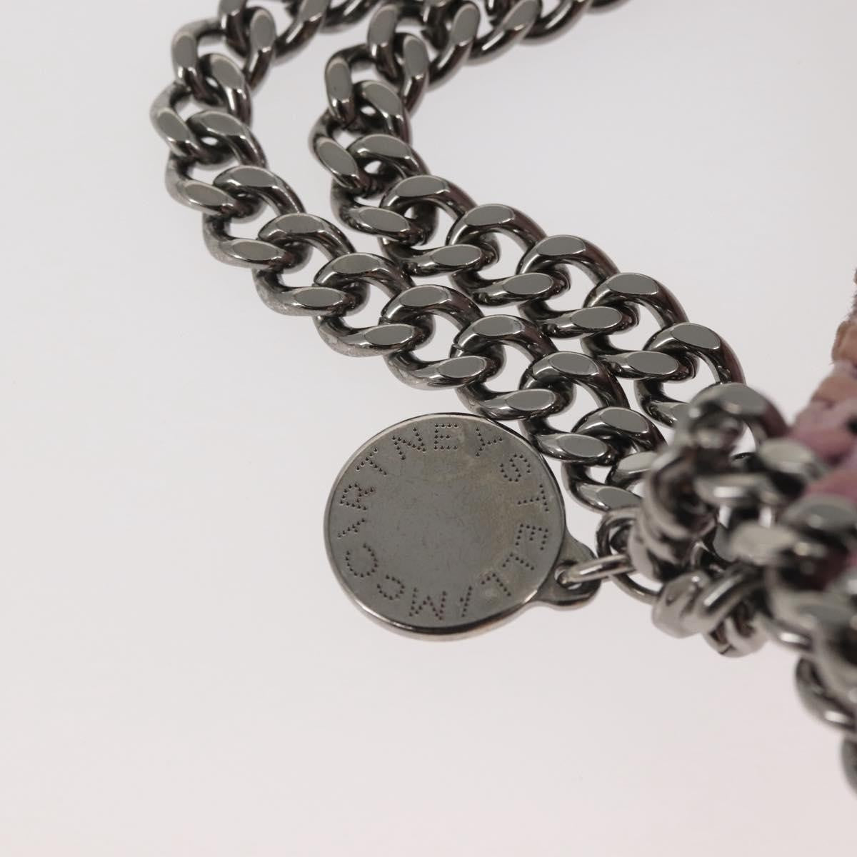 Stella McCartney Falabella Fold Over Crossbody Bag Suede, PINK, SUEDE, Crossbody bag