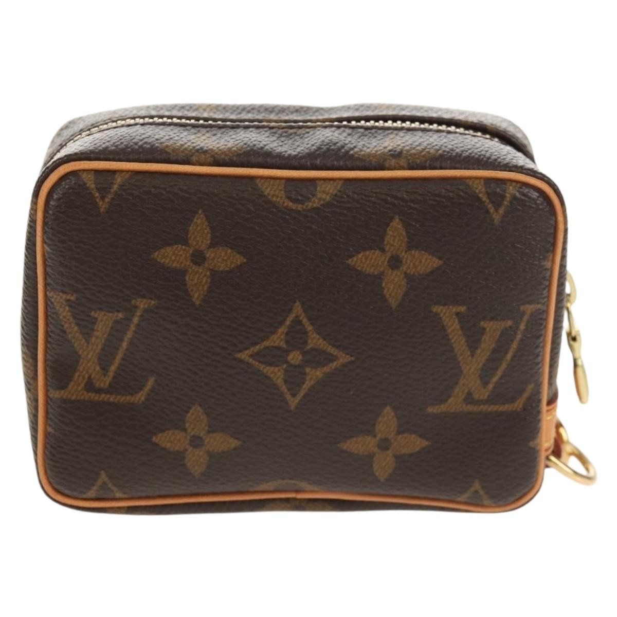 Louis Vuitton Wapity Trousse Pouch Monogram Canvas, BROWN, CANVAS, Clutche & pouche