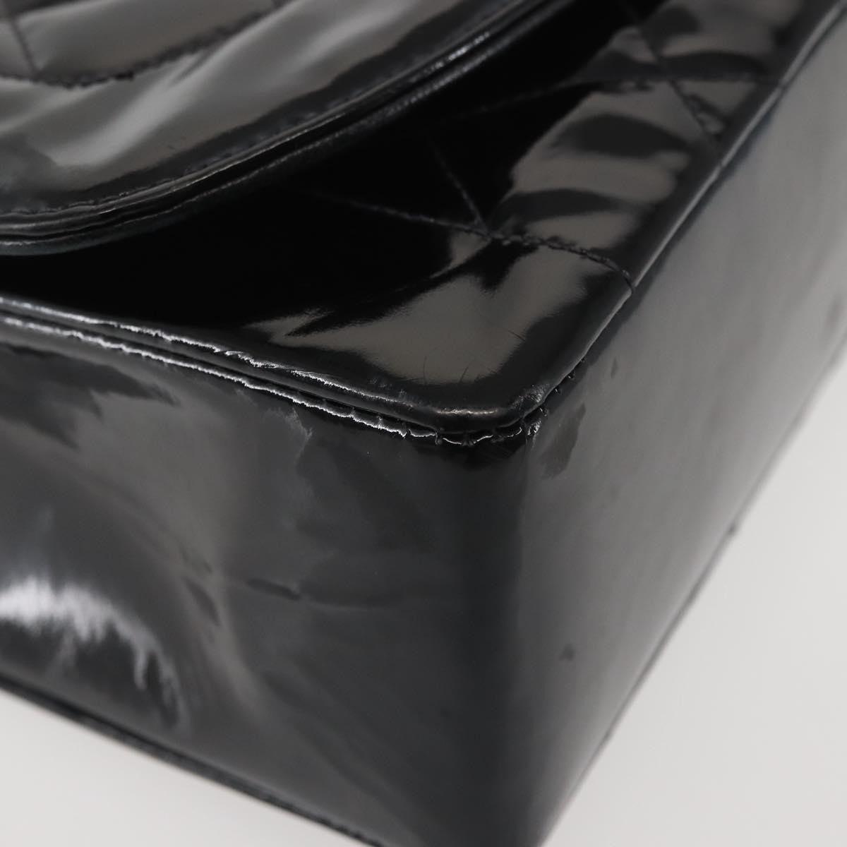 Chanel Vintage Diana Flap Bag Quilted Patent, BLACK, PATENT_LEATHER, Shoulder bag
