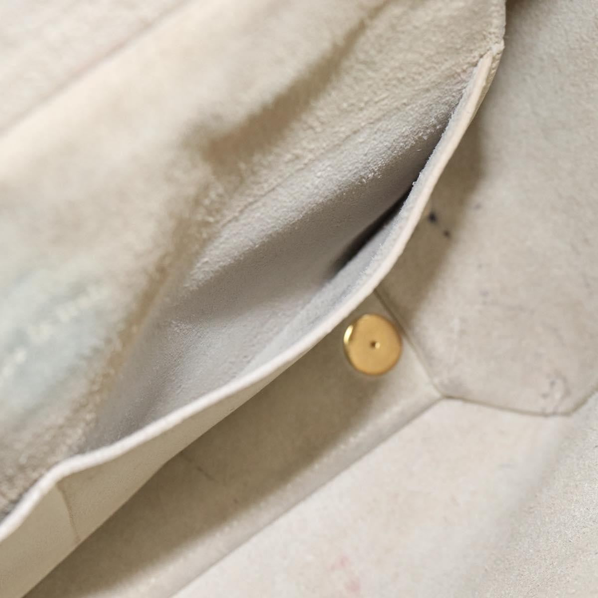Celine Belt Bag Textured Leather, White, Leather, Handbag