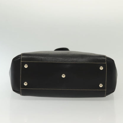 Gucci Tote Bag Leather, BLACK, LEATHER, Tote bag