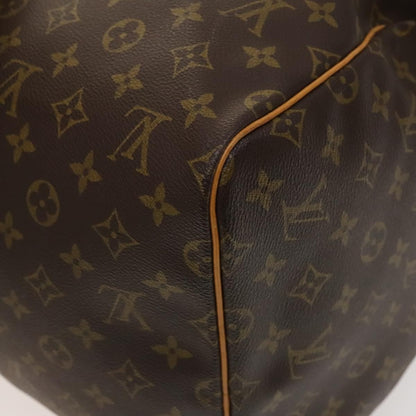 Louis Vuitton Keepall Bag Monogram Canvas, BROWN, CANVAS, Travel bag