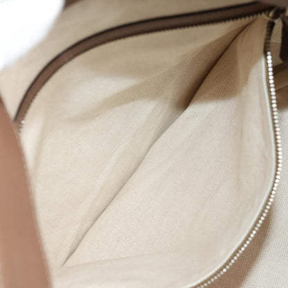 Gucci Braided Strap Zip Messenger Leather, BROWN, LEATHER, Shoulder bag