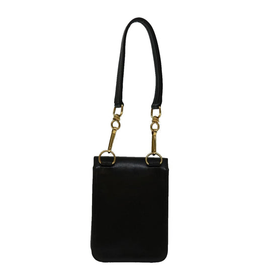 Chanel Vintage Button Waist Bag Quilted Lambskin, BEIGE, LEATHER, Shoulder bag