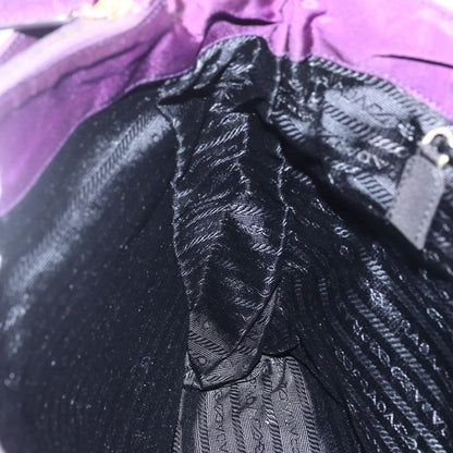 Prada Vintage Shoulder Bag Tessuto, PURPLE, NYLON, Shoulder bag
