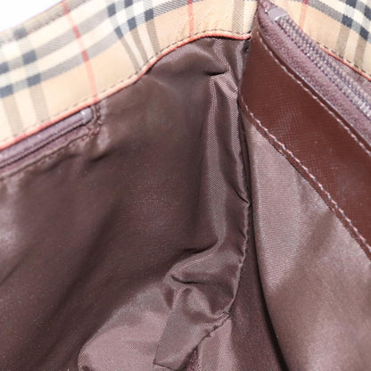 Burberry Nova Check Handbag Nova Check Canvas and leather, BEIGE, CANVAS, Handbag