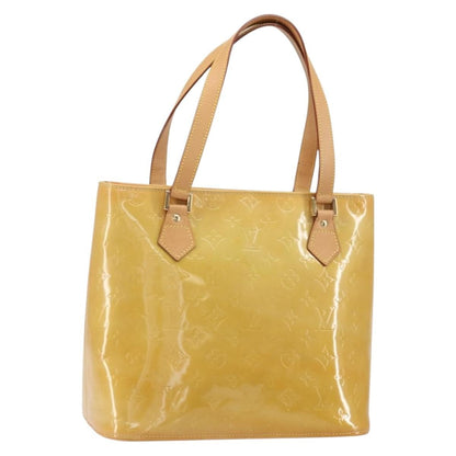 Louis Vuitton Houston Handbag Monogram Vernis, BEIGE, PATENT_LEATHER, Handbag