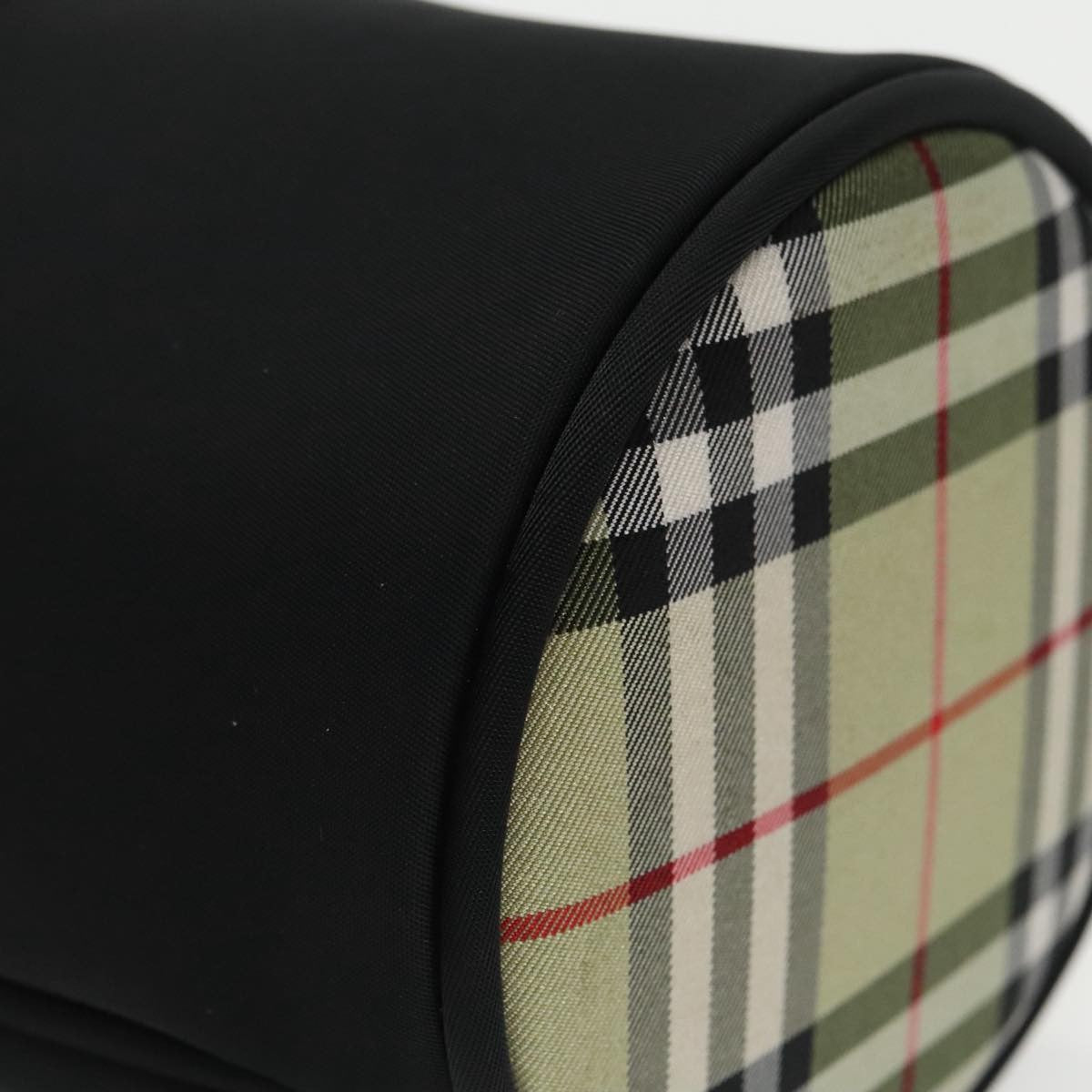 Burberry Vanity pouch Nylon, BLACK, NYLON, Clutche & pouche