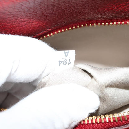 Miu Miu Zip Tote Leather, RED, LEATHER, Tote bag