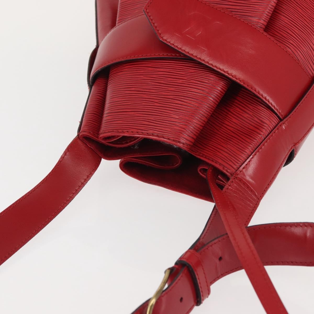 Louis Vuitton Vintage Sac d'Epaule Handbag Epi Leather, RED, LEATHER, Shoulder bag