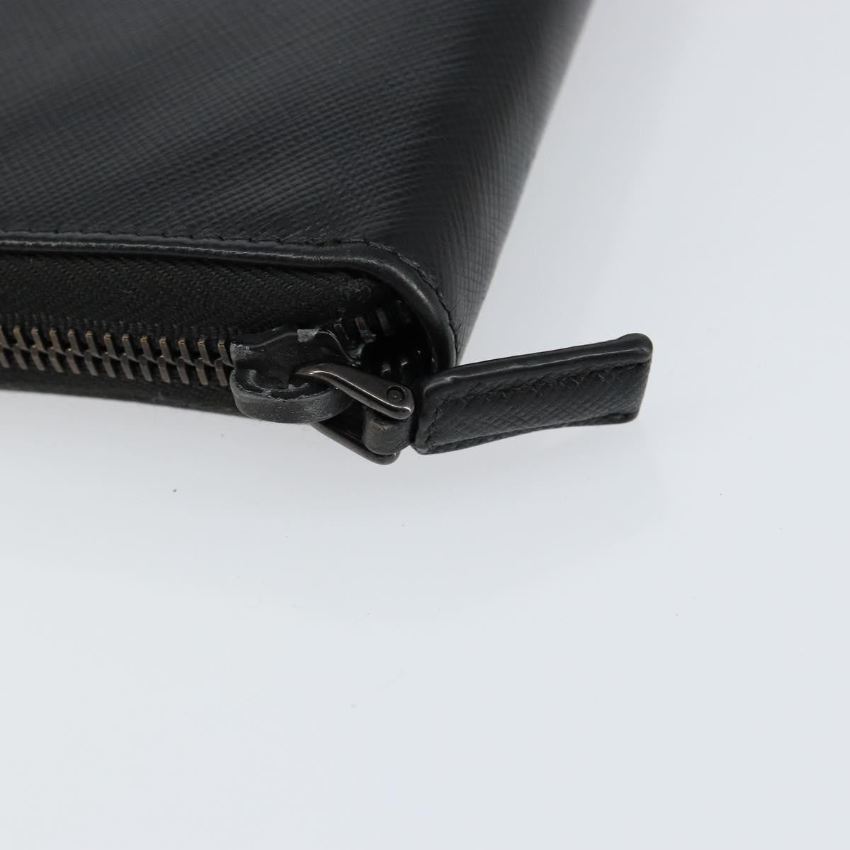 Prada Saffiano Wallet Leather, BLACK, LEATHER, Wallets