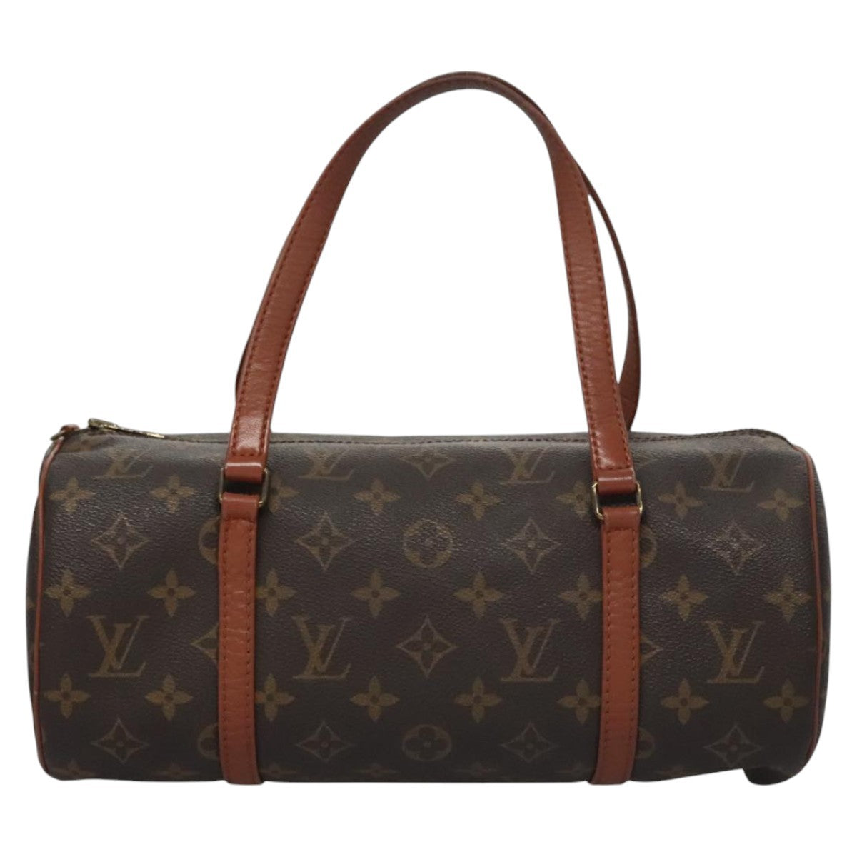 Louis Vuitton Papillon Handbag Monogram Canvas, BROWN, CANVAS, Handbag