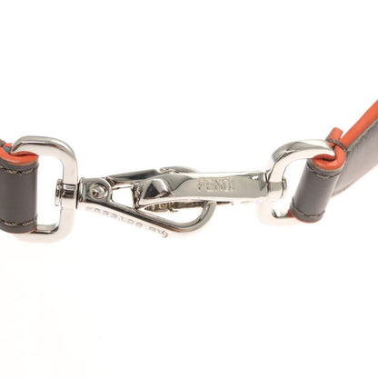 Fendi Strap You Shoulder Strap Leather, GRAY, LEATHER, Straps