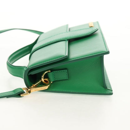 Jacquemus Le Bambinou Flap Bag Leather, GREEN, LEATHER, Handbag