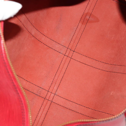 Louis Vuitton Keepall Bag Epi Leather, RED, LEATHER, Travel bag