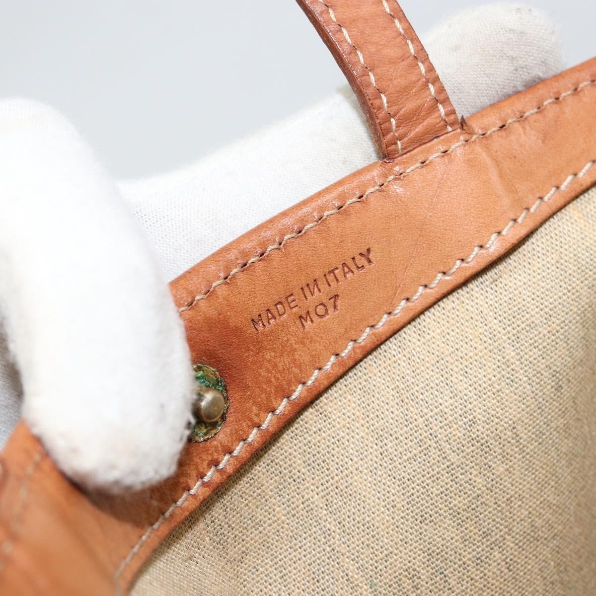 Celine Vintage Macadam Tote bag Canvas, BROWN, CANVAS, Tote bag