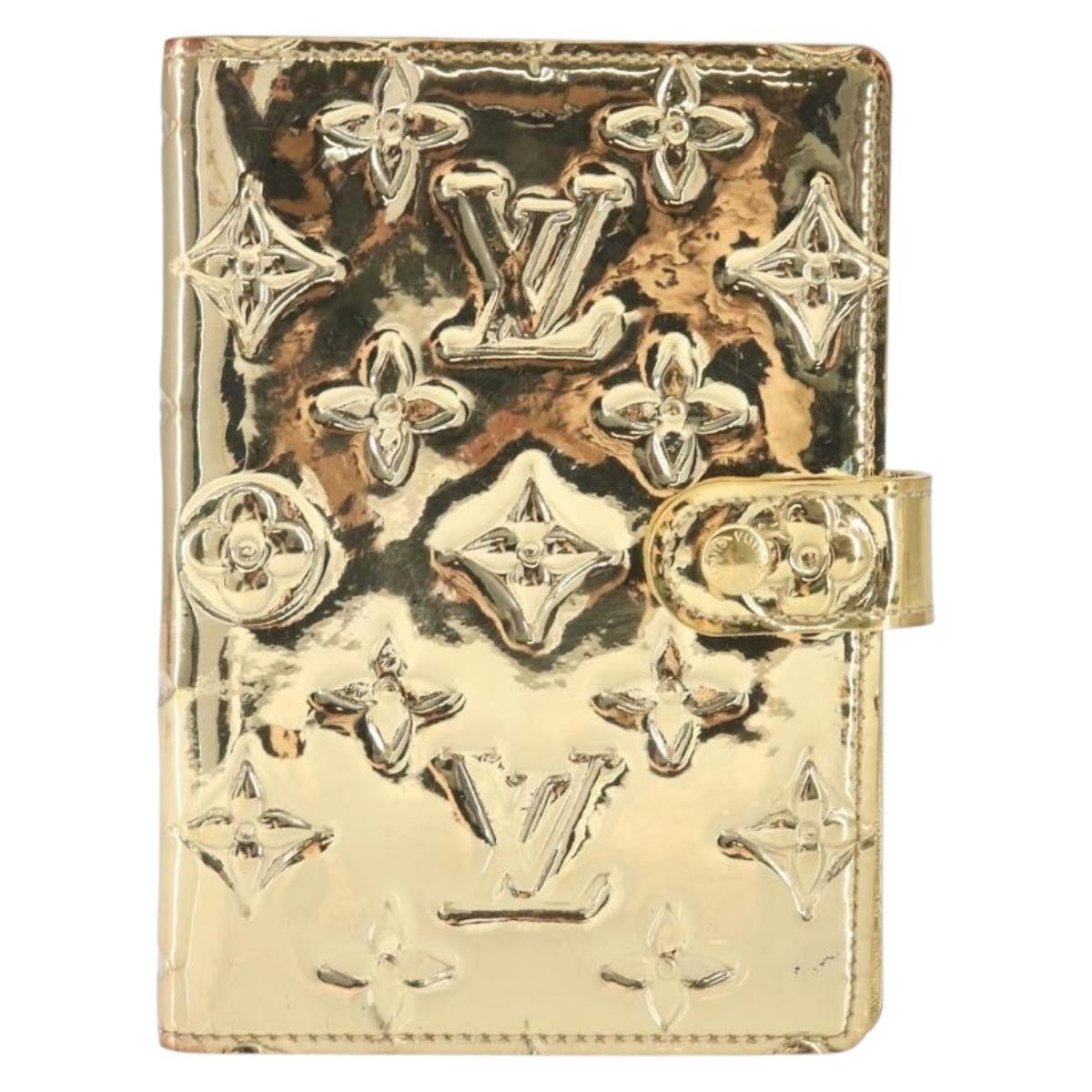 Louis Vuitton Agenda Cover Patent Leather, GOLD, PATENT_LEATHER, Wallets