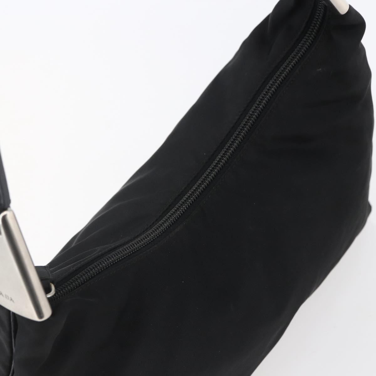 Prada Hobo Tessuto, BLACK, NYLON, Shoulder bag